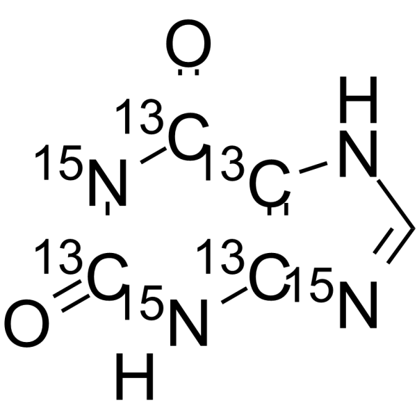 1-Methylxanthine-13C4,15N3 (1-Methylxanthine 13C4,15N3) 1173018-69-3